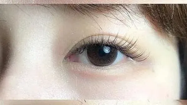 A real monolid eye, the shape this map is drawn for.